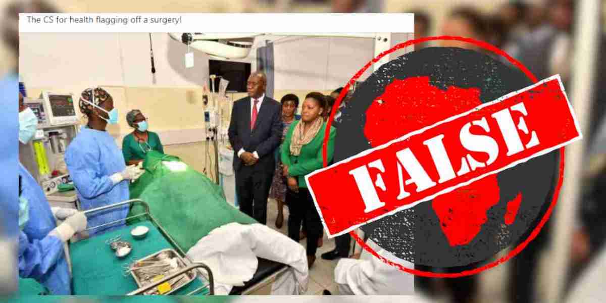 Photo Showing CS Nakhumicha 'In An Operating Room Without Protective Gear Is Misleading.
