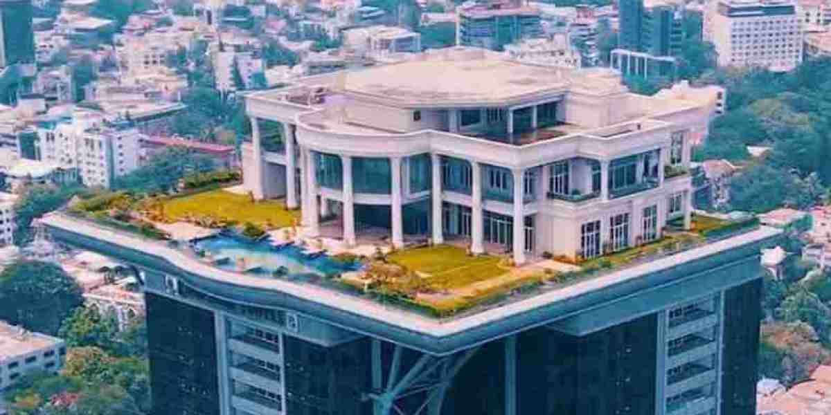 A $20m mansion home was built on top of a 400ft skyscraper. The tycoon owner may never get to live in it.