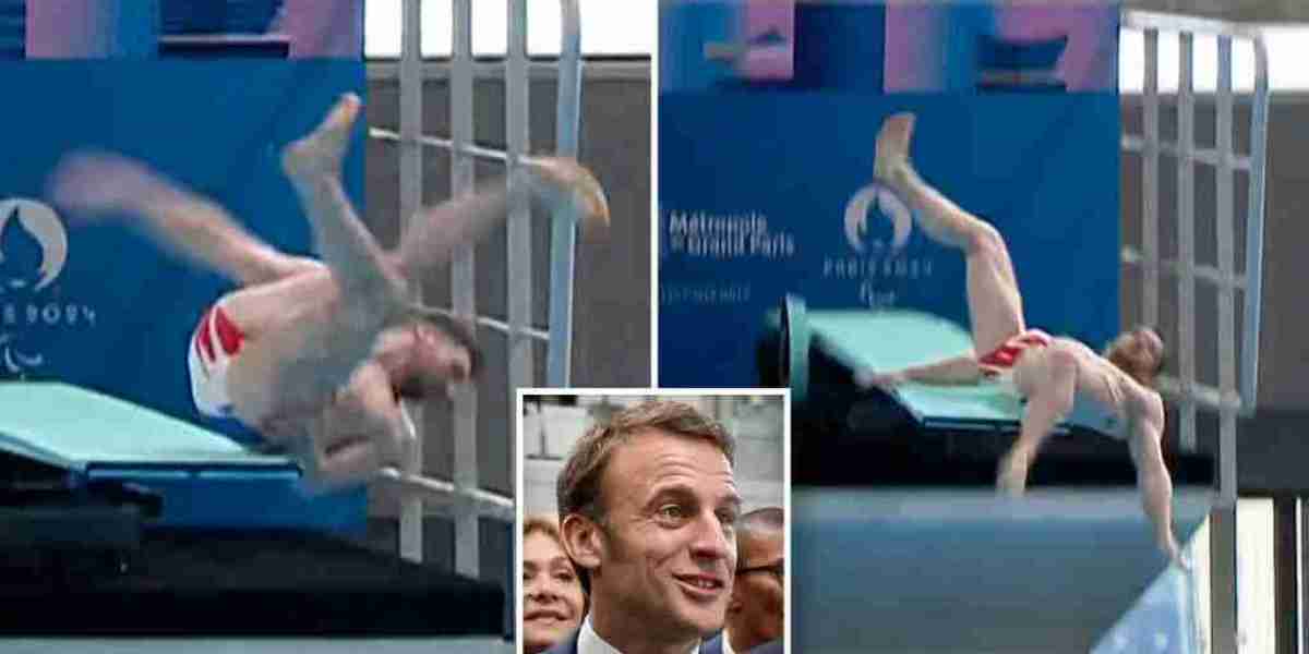 Hilarious moment diver flops off board during Olympic pool opening: ‘My back is fine, but my ego