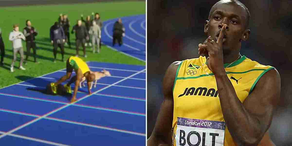 Incredible simulation shows the speed difference between Usain Bolt and the world's fastest dog